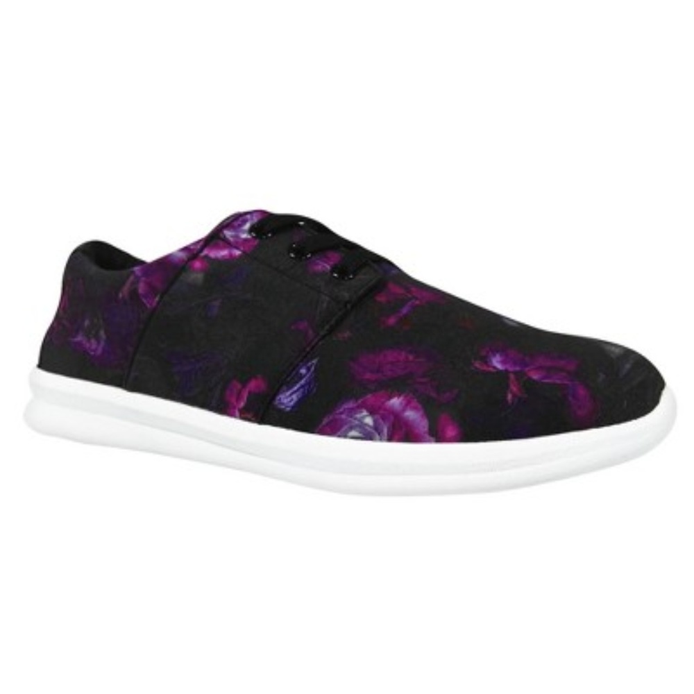 Mossimo Women's Purple Litzy Floral Sneakers